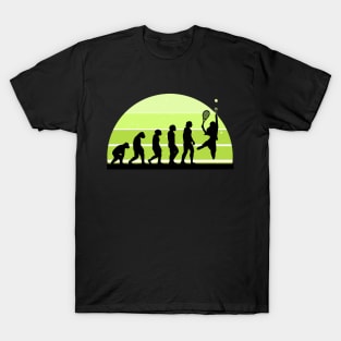 Evolution of Tennis - Tennis Lover T-Shirt